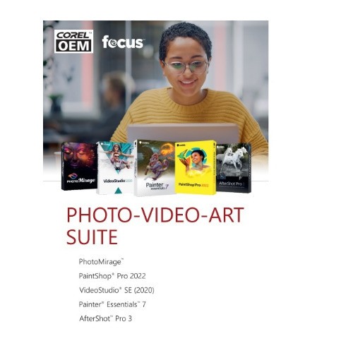 Corel Software Bundle of 5 Softwares OEM Photo Video and Art Software Suite