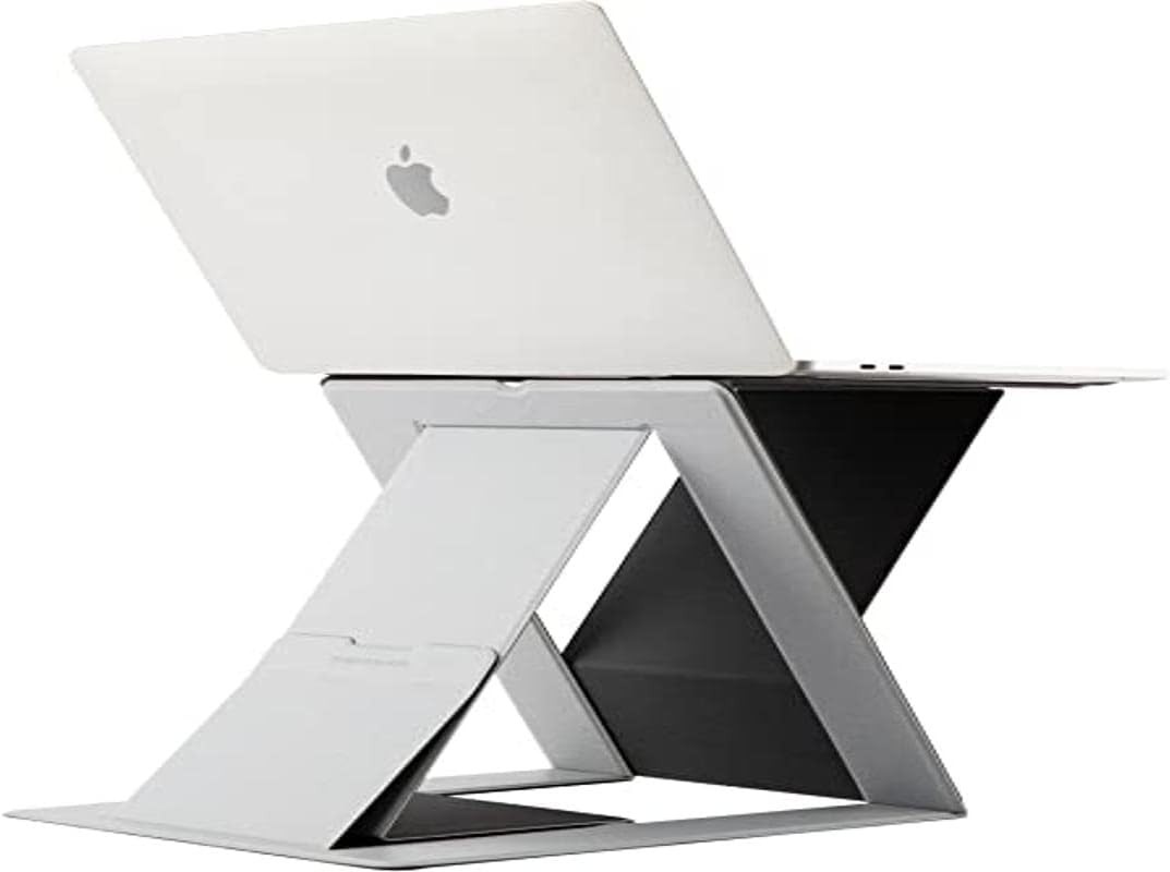 MOFT Folding Laptop Stand Lap Desk, Portable Adjustable Computer Stand Gray, New