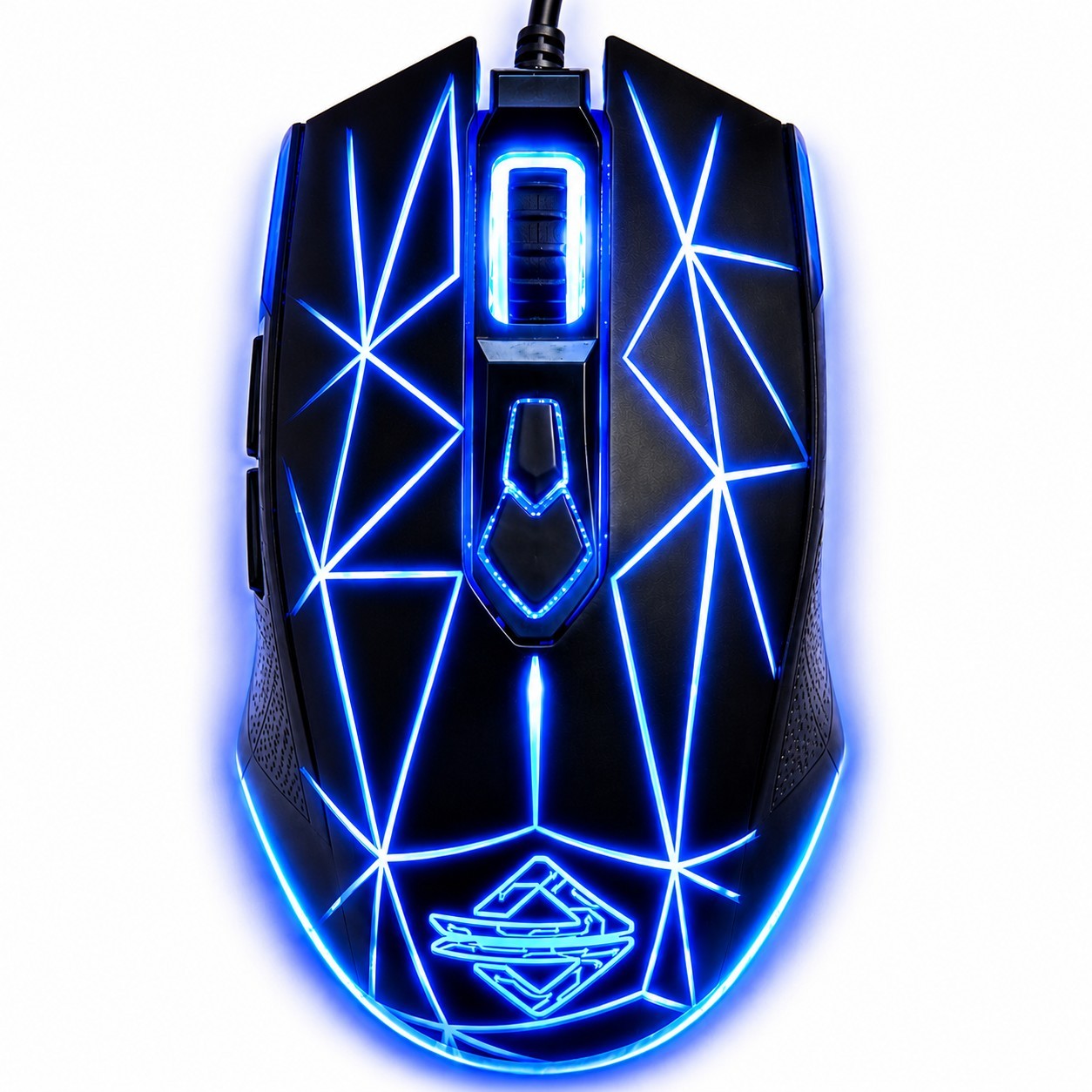 AJAZZ AJ52 RGB Gaming Mouse Wired USB 4800 DPI 7 Button Programmable Black
