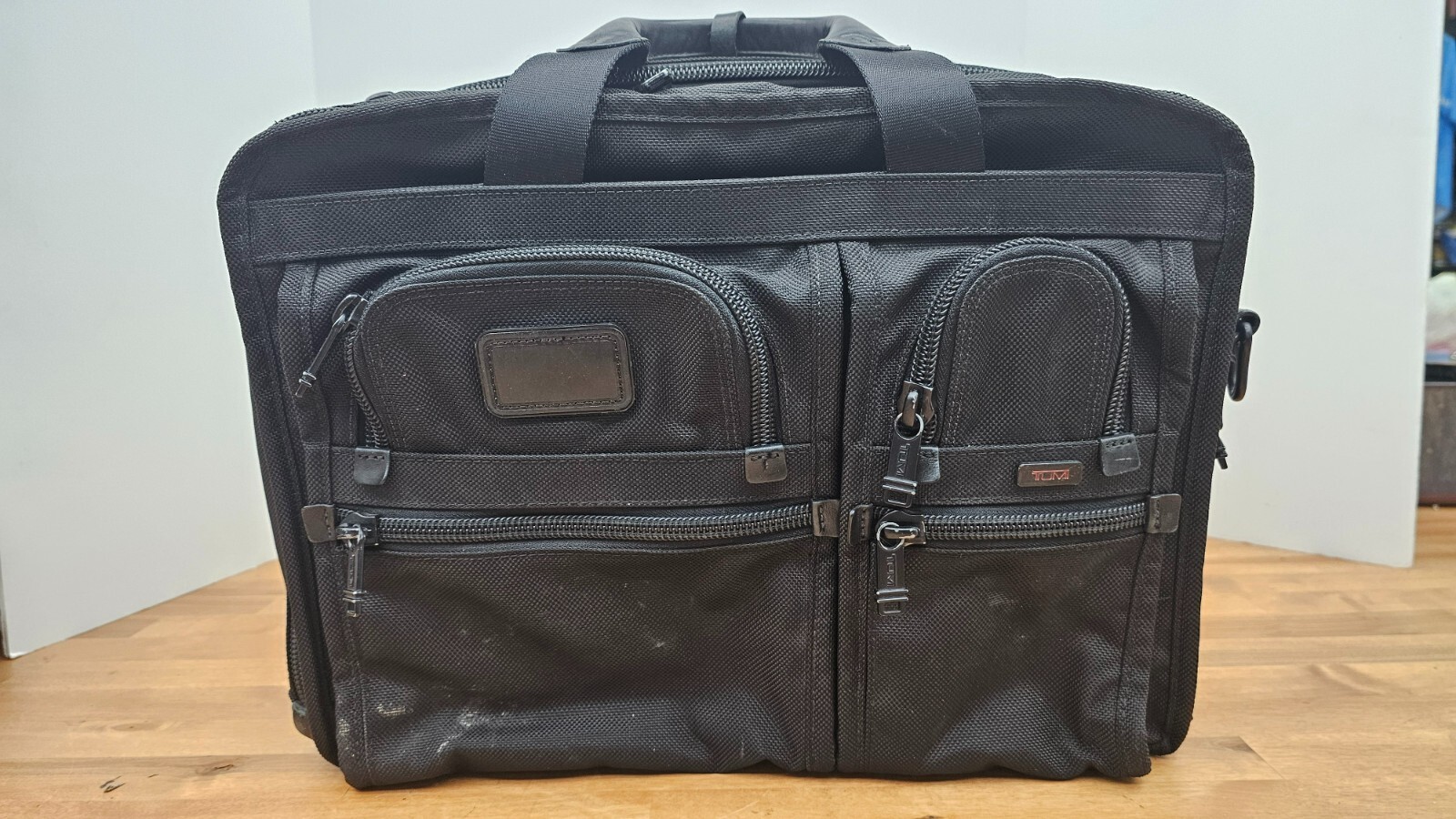 Tumi Alpha T-Pass Expandable Laptop Brief Black