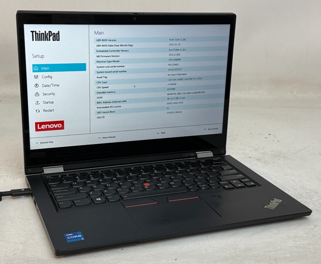 Lenovo ThinkPad L13 Yoga Gen 2 13.3" (i5-1135G7 - 8GB RAM - 256GB SSD - Win11H)