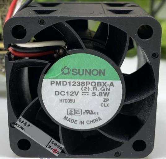 1PCS  SUNON PMD1238PQBX-A 3828 12V 5.8W 3-Wire Alarm Fan