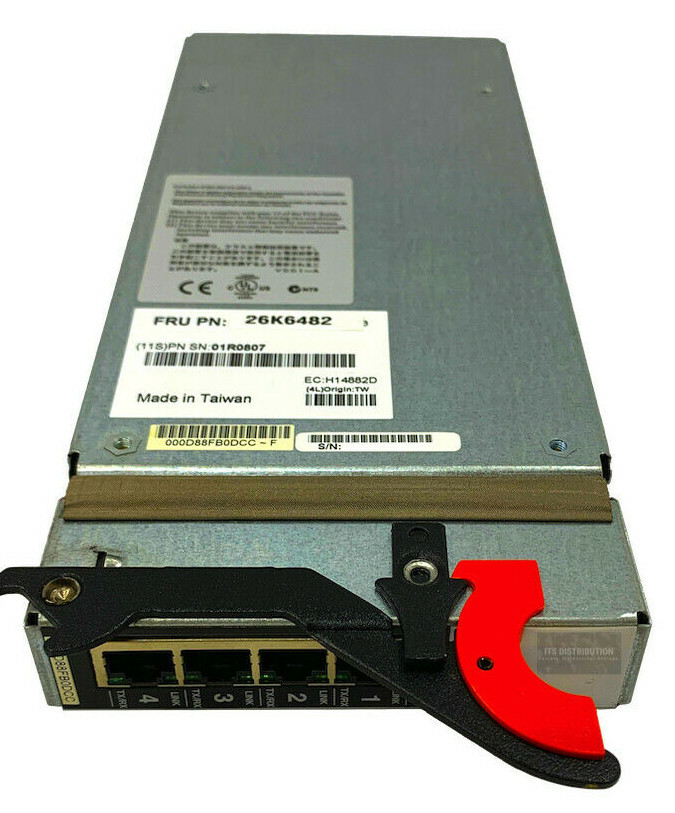 13N0568 I IBM BladeCenter Gigabit Ethernet 4 Port Switch Module 01R0807 26K6482