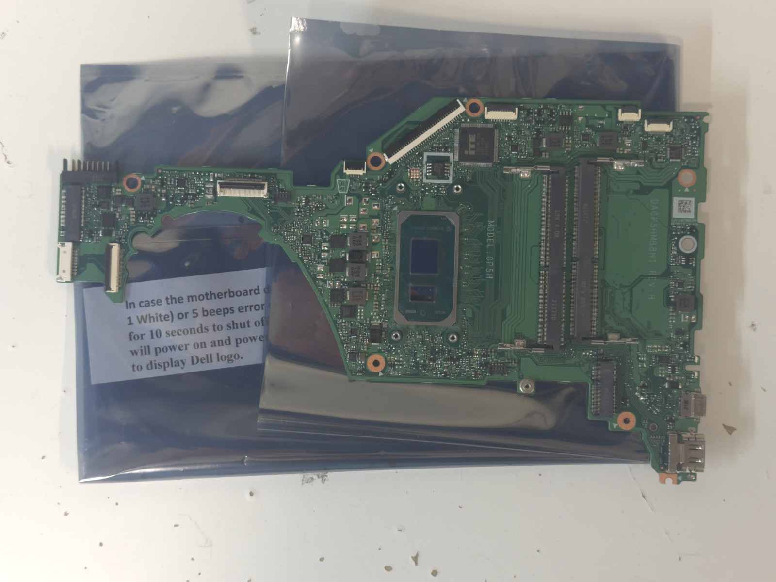 HP 15.6” 15-dy2075tg Intel i5-1135G7 2.4GHz Motherboard DA0P5HMB8F1 SRK05 AS IS