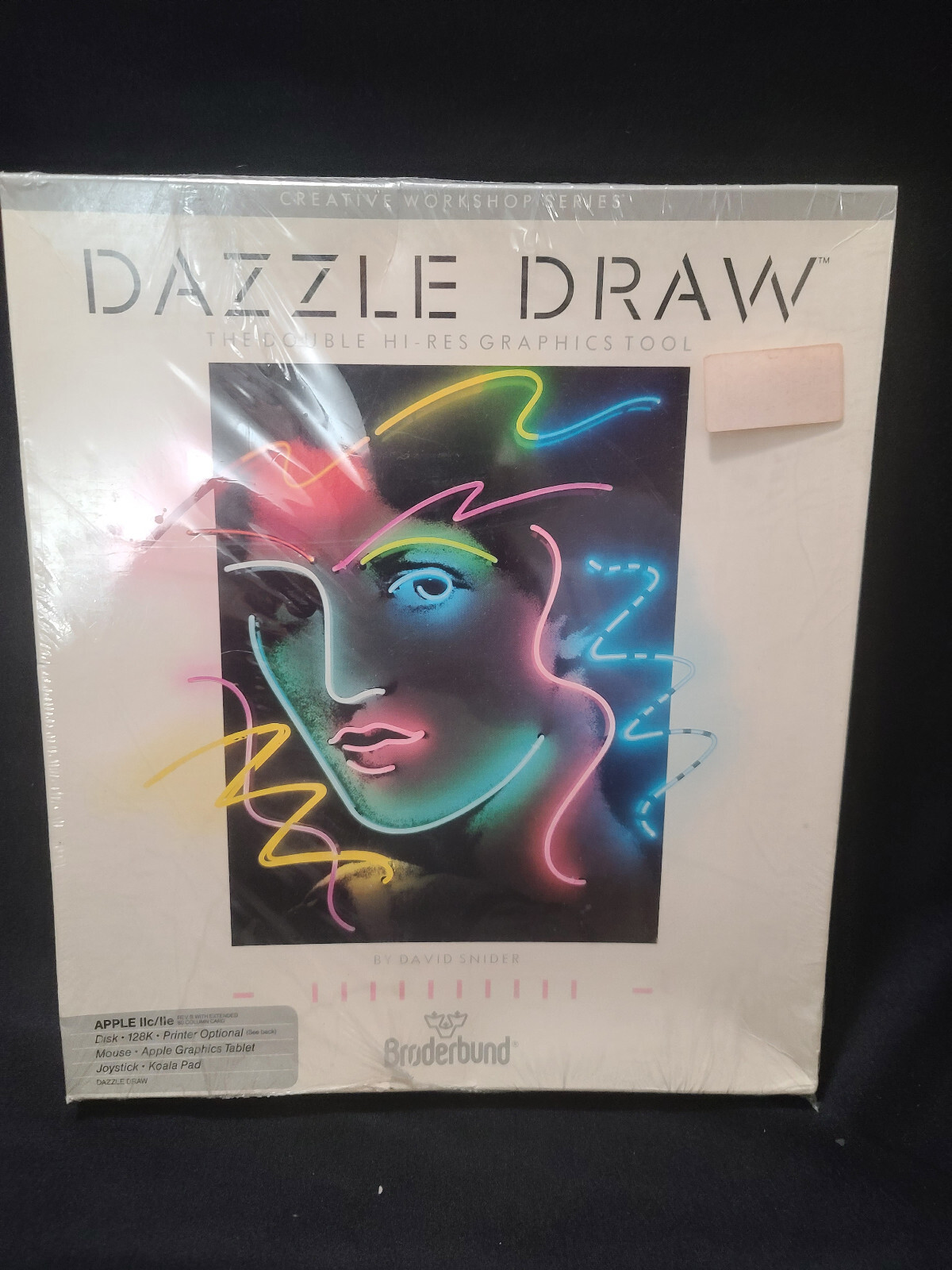 ❤Sealed Rare❤ BRODERBUND “DAZZLE DRAW” SOFTWARE APPLE IIE & IIC COMPUTERS❤