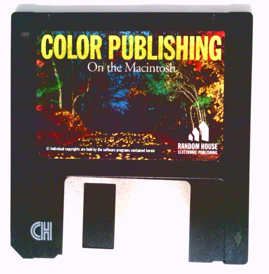 ✅  COLOR PUBLISHING~On the Macintosh~ELECTRONIC PUBLISHING~Floppy Disc (ONLY)