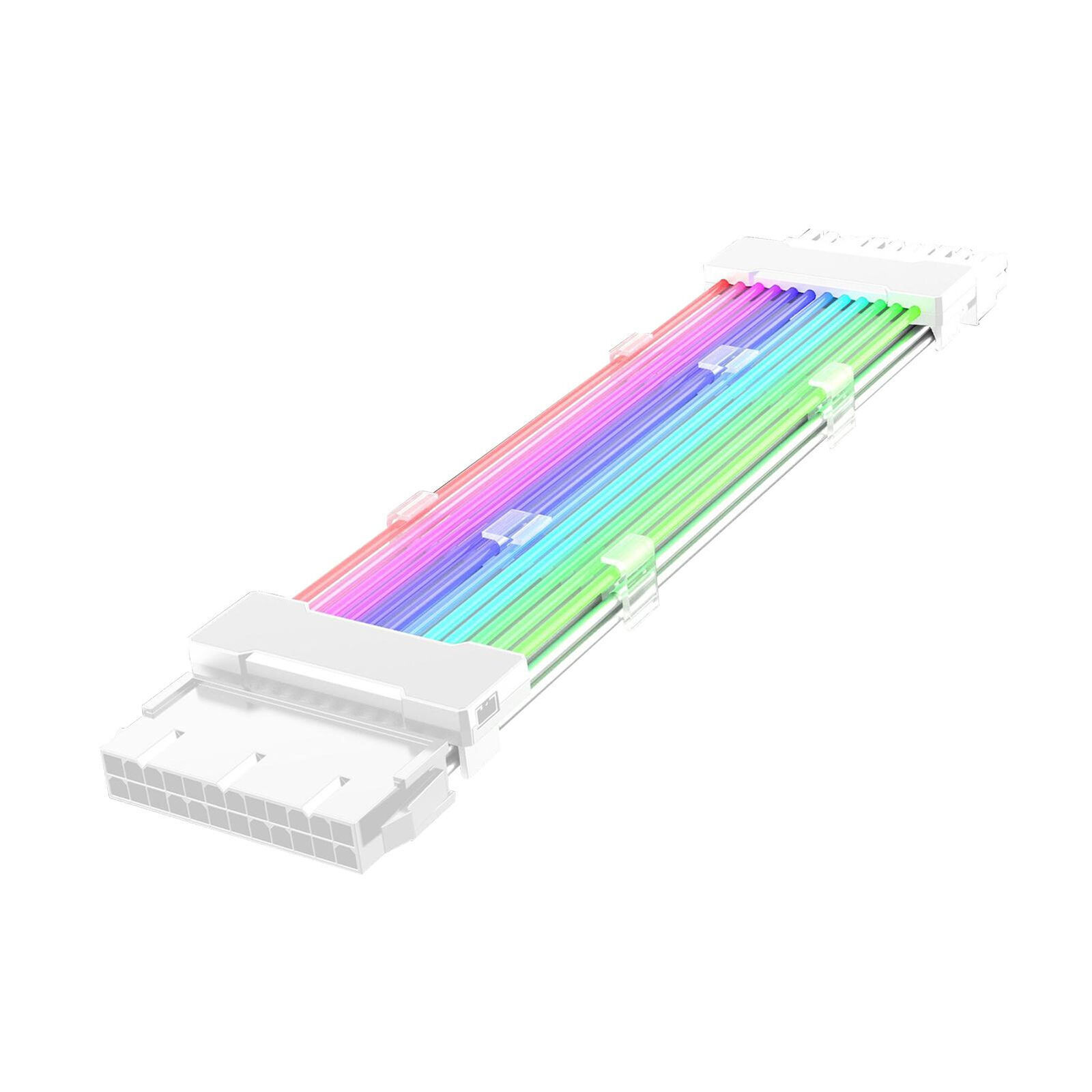 24 Pins RGB Luminous Power Extension Cable Addressable ARGB Computer Game Case