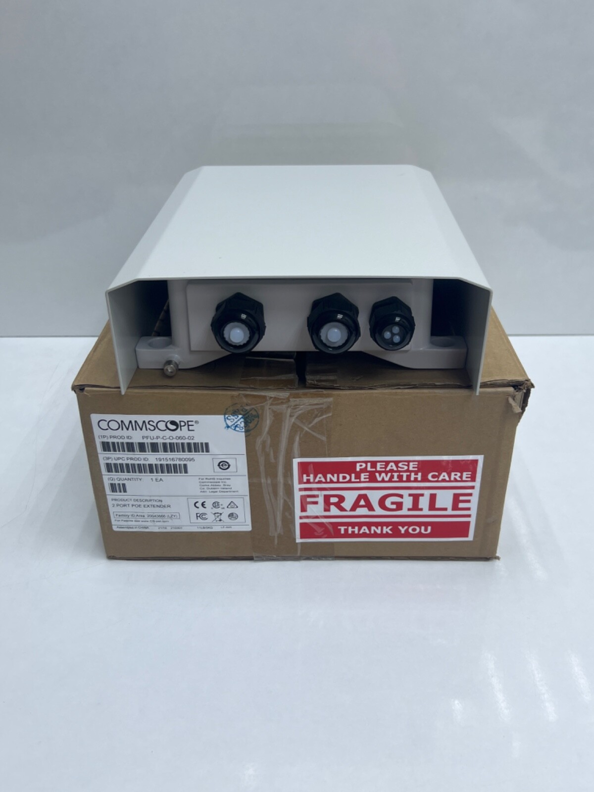 Commscope PFU-P-C-O-060-02 PoE Extender 2 Port Universal Mount