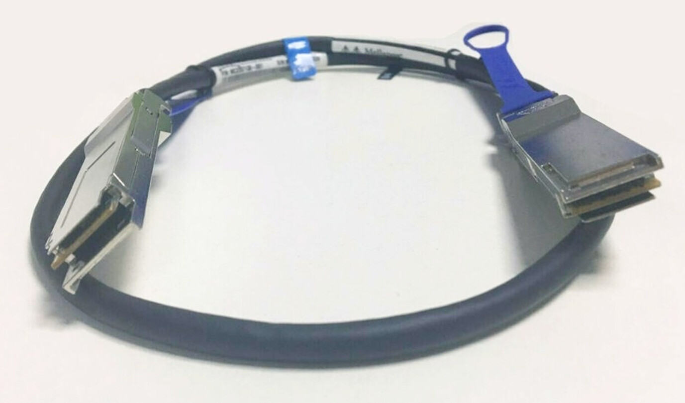 1 of Used HP Mellanox MC2207130-001 VPI QSFP 1M Cable Passive Copper Cable