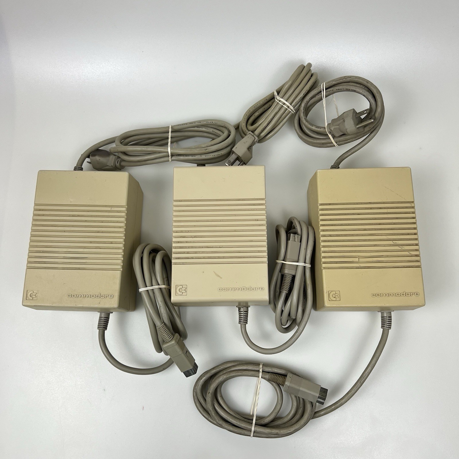 Lot of 3 Commodore 128 C128 OEM Power Supplies 310416-01 Tested Working