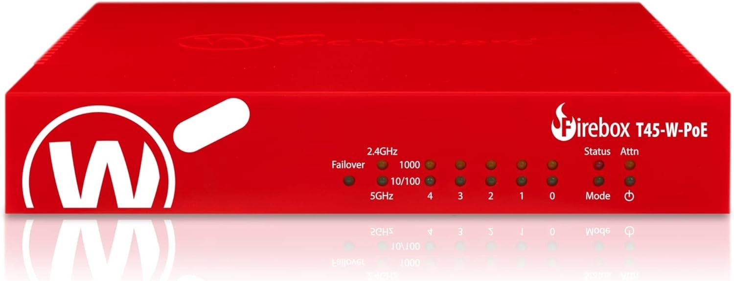 WatchGuard Firebox T45-W-PoE Trade Up 3 YR Basic Security (WGT48413-US)- New