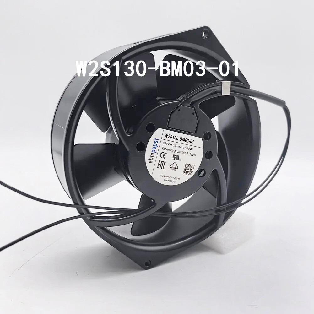 Ebmpaps Axial fan 7450ES W2S130-BM03-01 47/46W 230VAC High-Airflow radiator