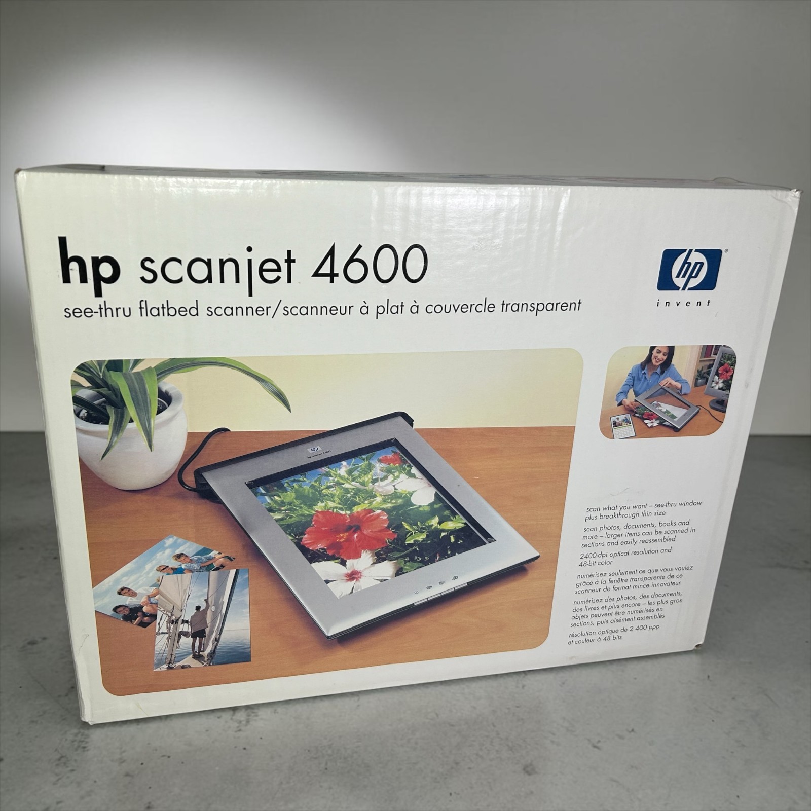 HP Scanjet 4600 Transparent See-thru Flatbed Color Scanner New Sealed