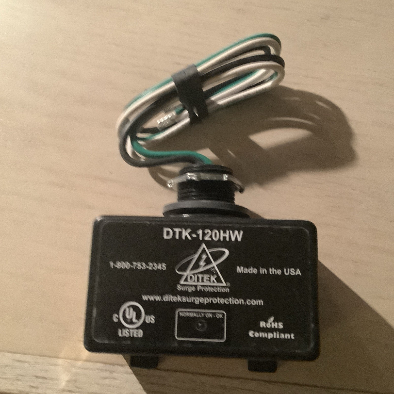Ditek AC HARD WIRED TRANSIENT 120 VOLTAGE DTK-120HW - NEW