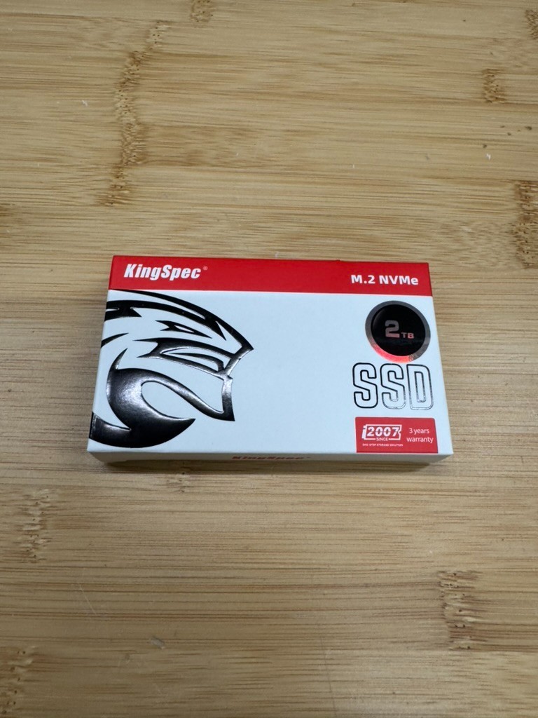 KingSpec XG 7000 2TB M.2 2280 PCIe Gen4 SSD- BOX and PACKAGING ONLY, No SSD