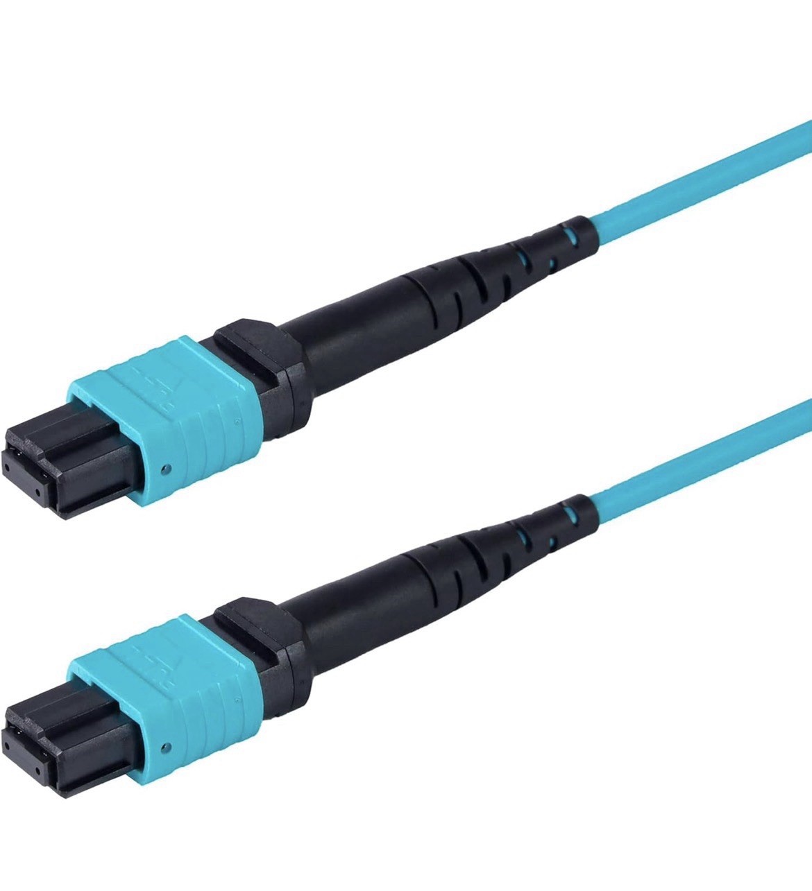 SpeedyFiberTX 7m MPO to MPO 12 Fiber Trunk Cable OM3 Type-B Plenum OFNP MTP Comp