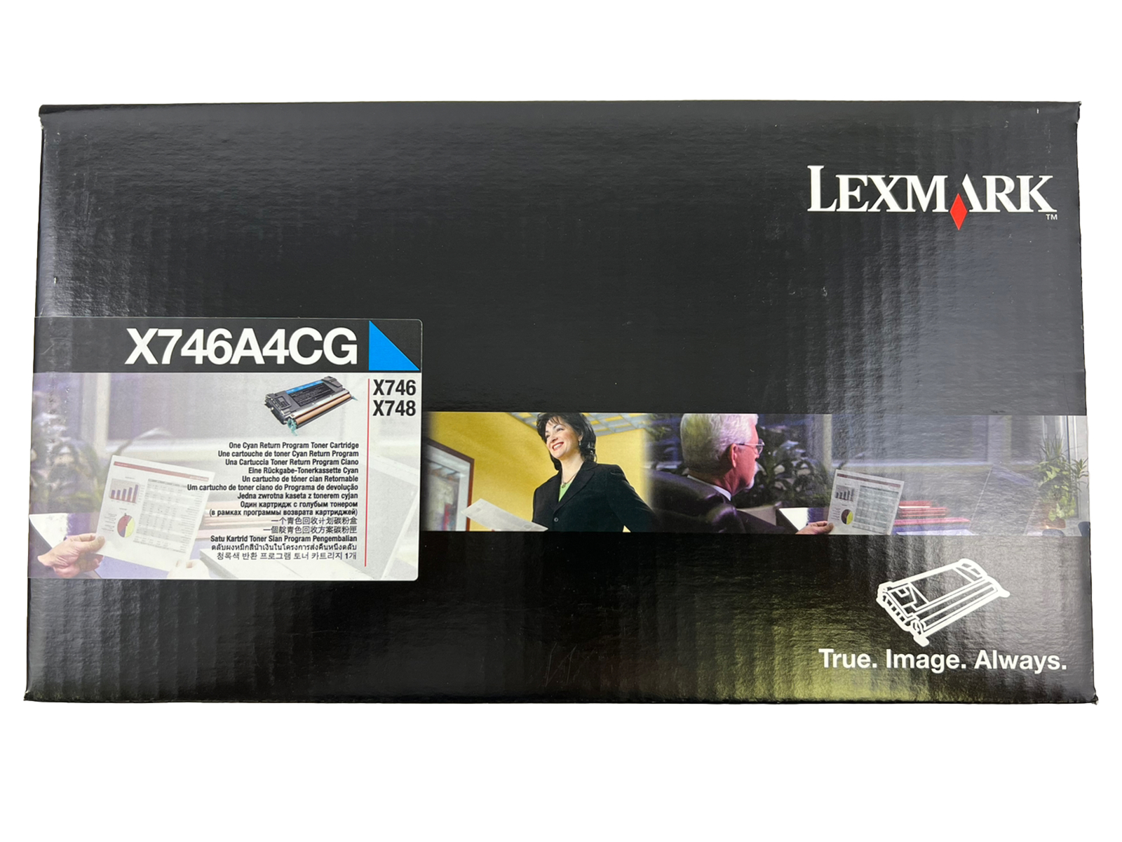 Brand New Sealed Lexmark X746A4CG Cyan Toner Cartridge X746, X748