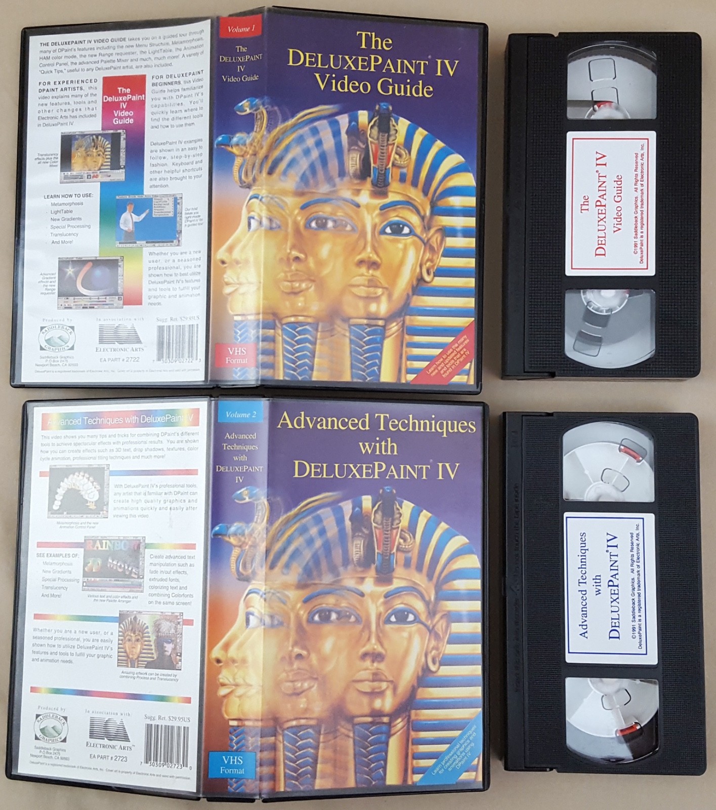 DeluxePaint IV Video Guide & Advanced Techniques - VHS Tapes for Commodore Amiga