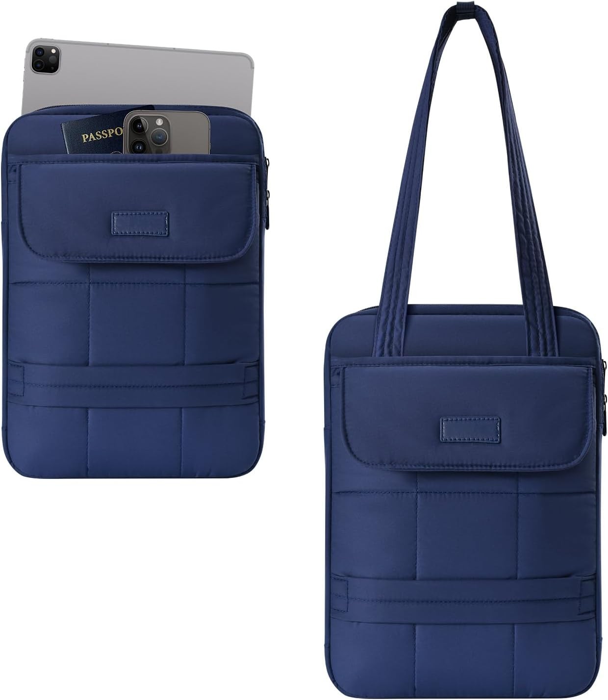 Puffy Laptop Sleeve 13 inch for 2026 MacBook Neo A18 Pro A3404, Navy Blue