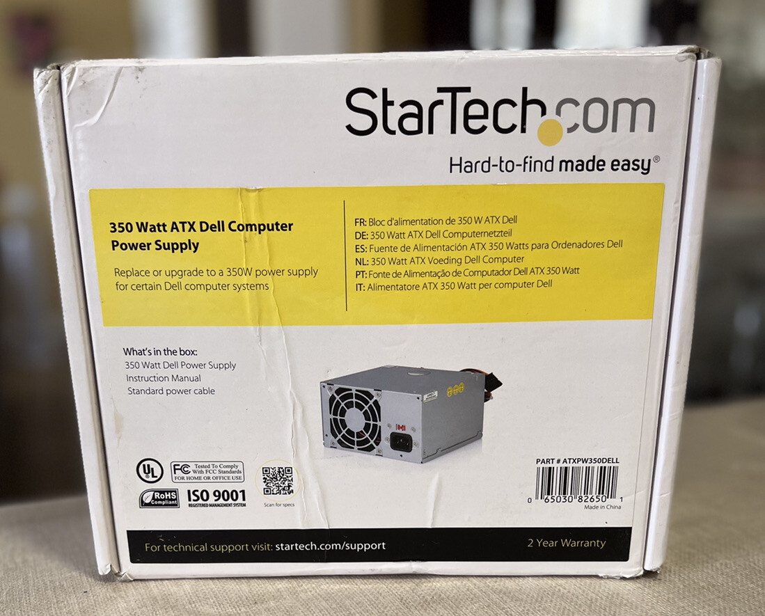 StarTech.Com Part # ATXPW350DELL Computer Power Supply. For Parts.