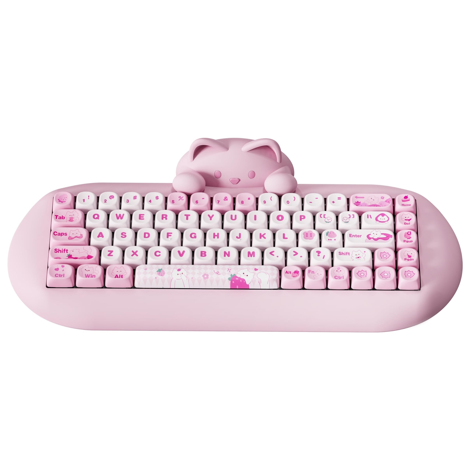 YUNZII C68 Wireless Mechanical Keyboard, 65% Gaming Keyboard Hot Swap,Triple ...