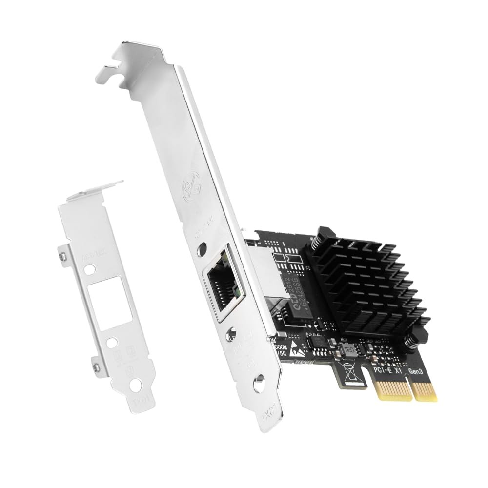 RTL8126 5G PCIe Network Card, 5GBase-T Ethernet Adapter with RJ45 Port, 2.5G/...