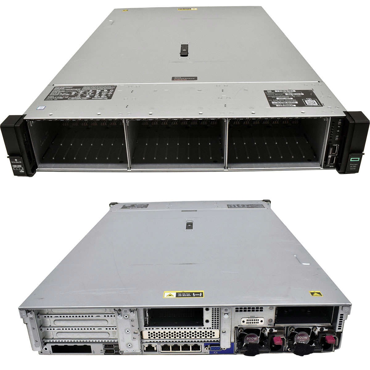 HP ProLiant DL380 G10 No CPU 2xPerformance HS 0GB PC4 RAM 28x 2.5" E208i-a + Exp