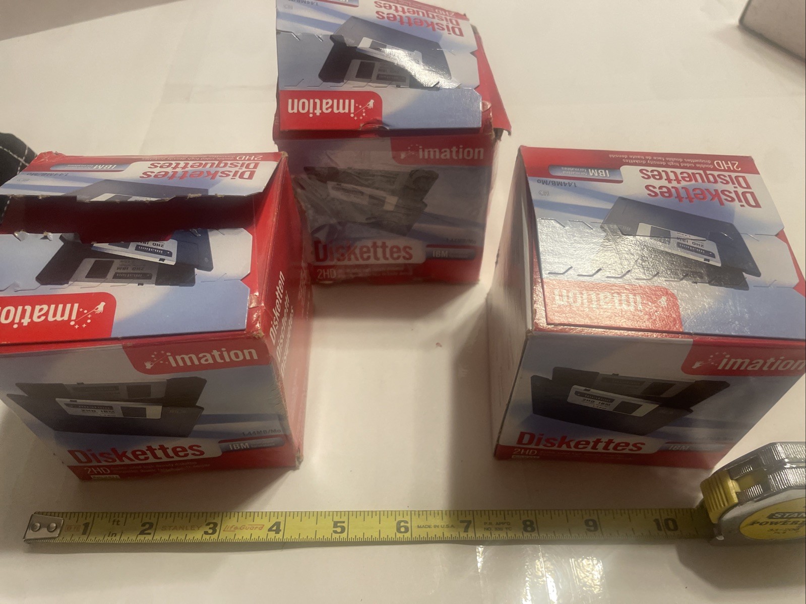 Imation 3.5" DS Floppy Disks Diskettes 25 Pack IBM Formatted 1.44MB  70 Total
