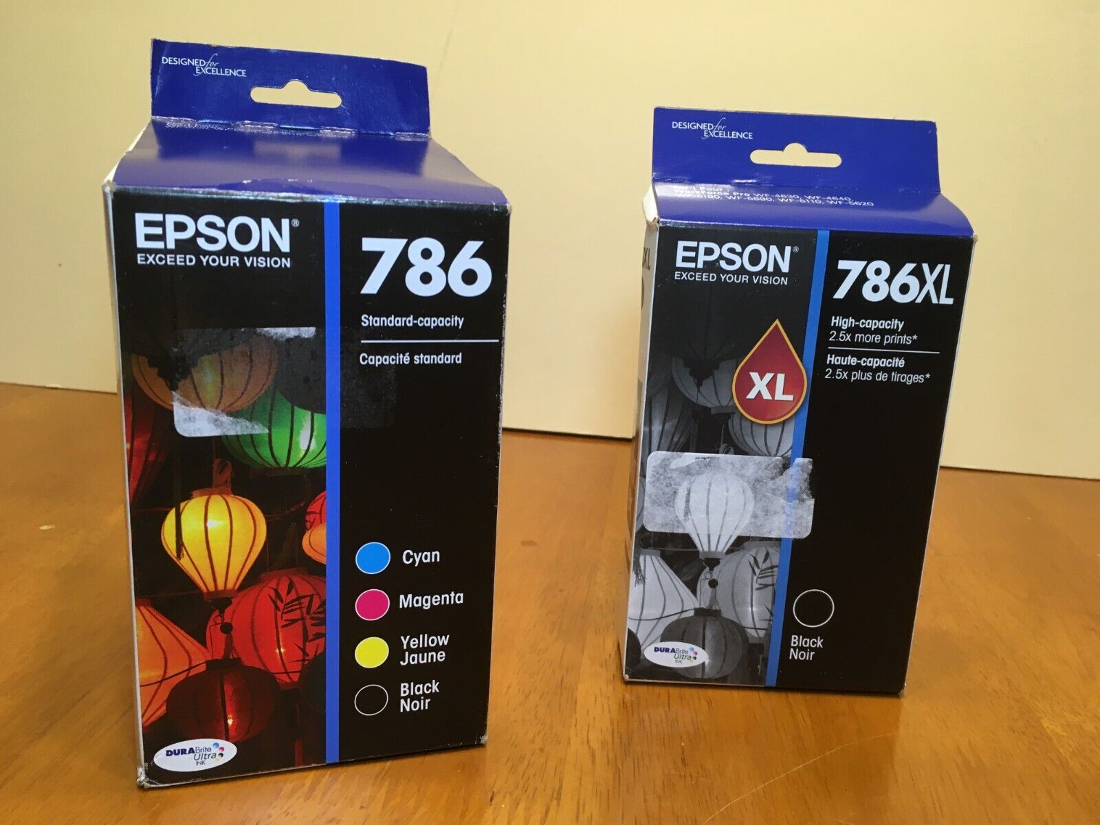 EPSON 786XL Black And 786 Standard Color Ink Cartridges Combo Pk Exp 2025  2024