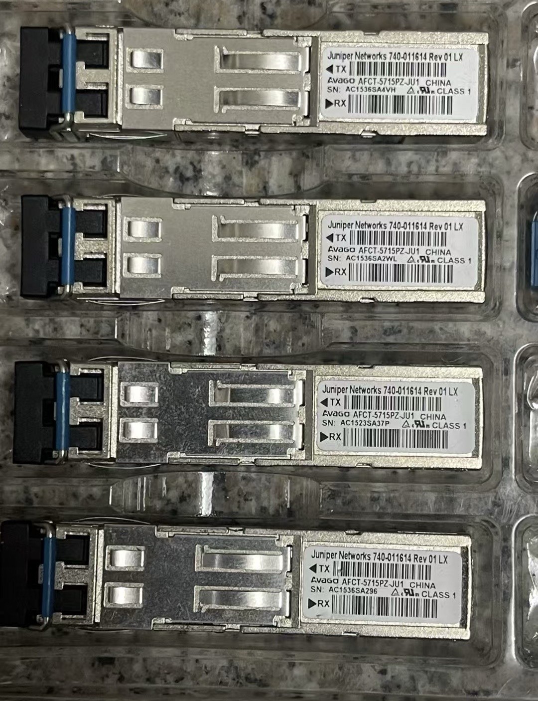 10pcs Juniper 740-011614 1000Base-LX EX-SFP-1GE-LX SRX SFP Transceiver Module