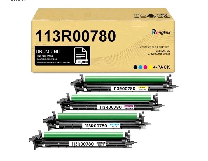 113R00780 Drum Cartridge Set for Xerox VersaLink C7020 C7025 C7030 (4 Pack BCMY)