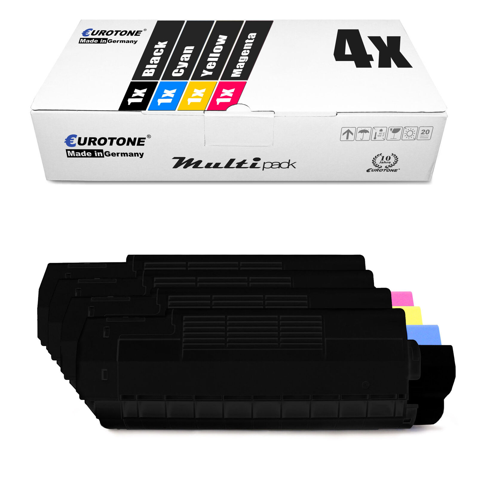 4x Eco Toner Replaces Olivetti B0455 B0456 B0457 B0458