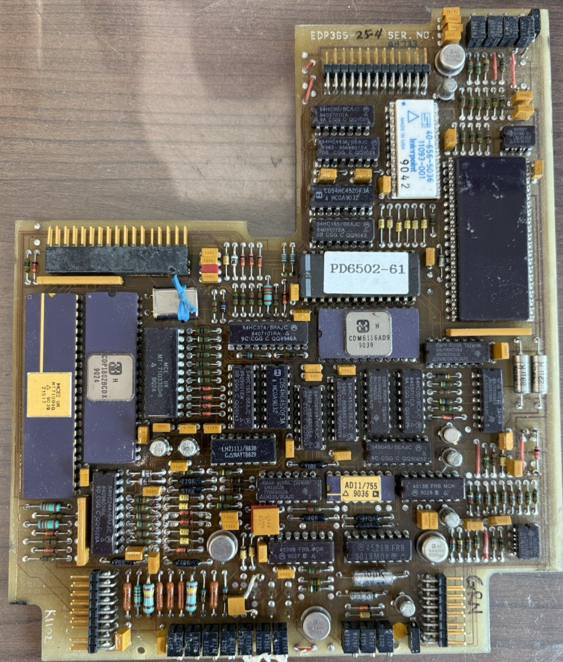 Rare Vintage Mil Spec Circuit Board Harris RCA IC Gold Recovery Collection 4