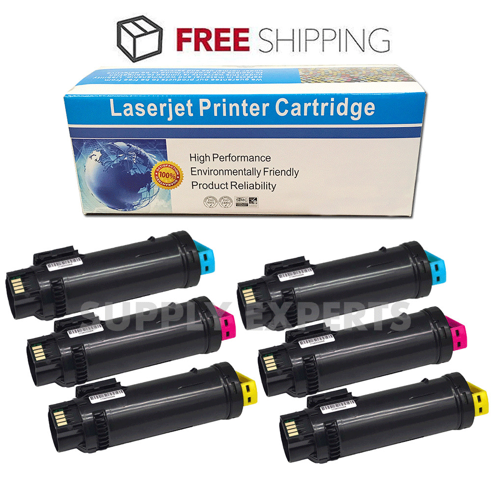 6PK S2825cnd 2C/2M/2Y For Dell Laser H625cdw H825cdw S2825cdn Generic Toner