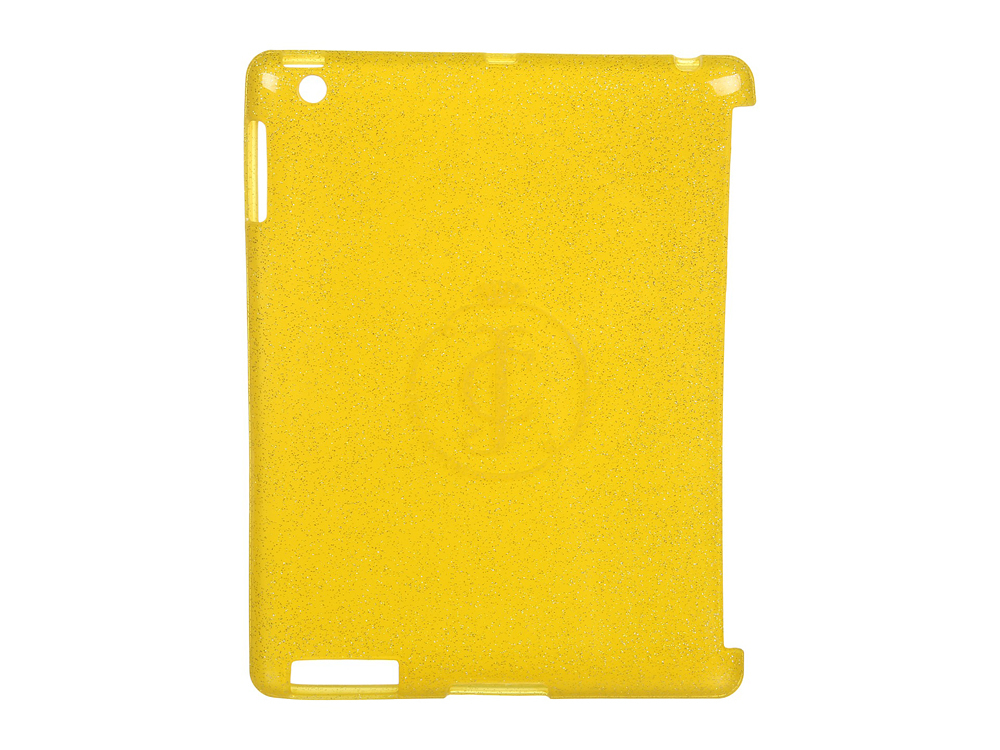 Juicy Couture Yellow Diamond Glitter Jelly Silicone iPad Cover YTRUT229 NWT
