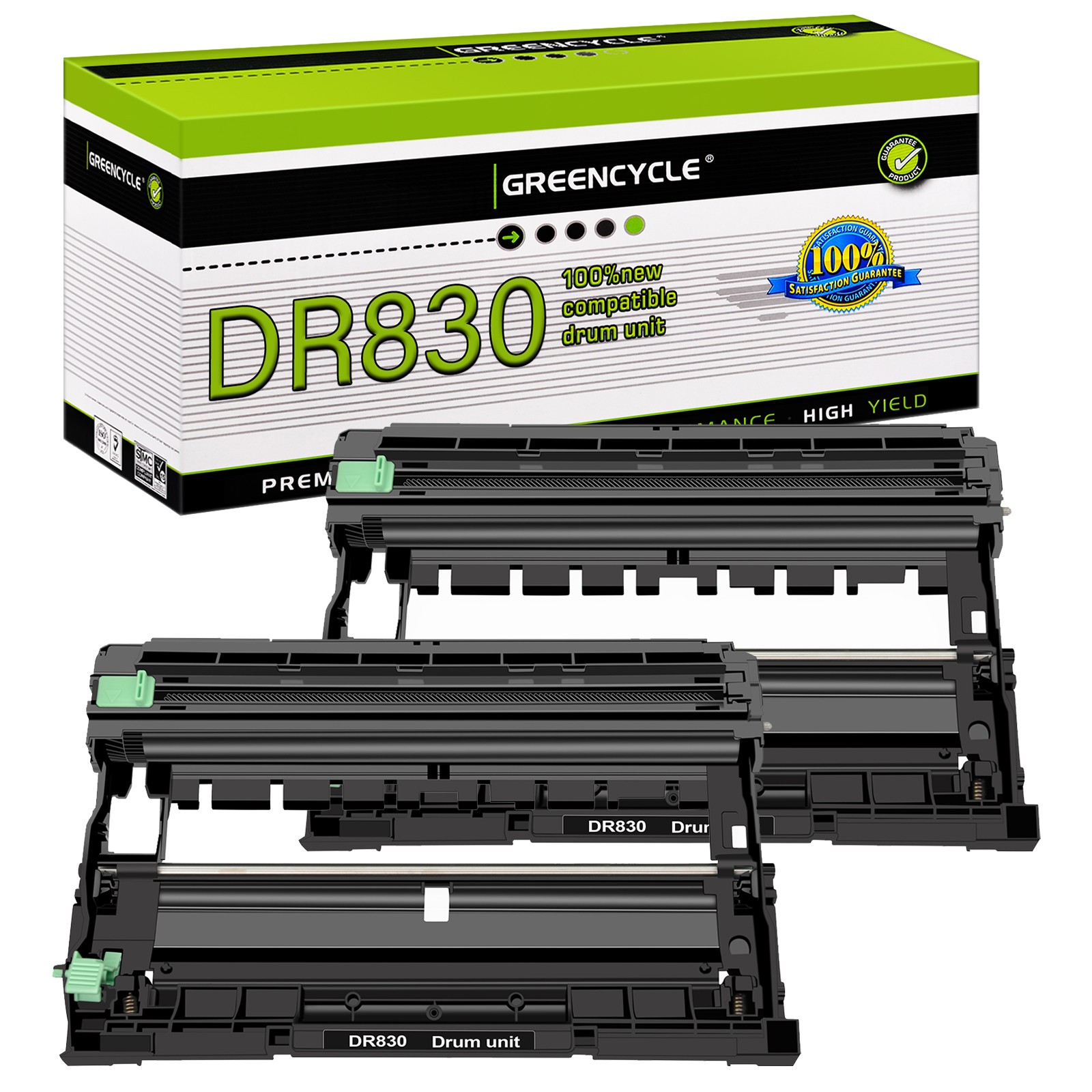 2PK DR830 Drum Unit for Brother DR-830 MFC-L2760DW HL-L2467DW HL-L2865DW L2405W
