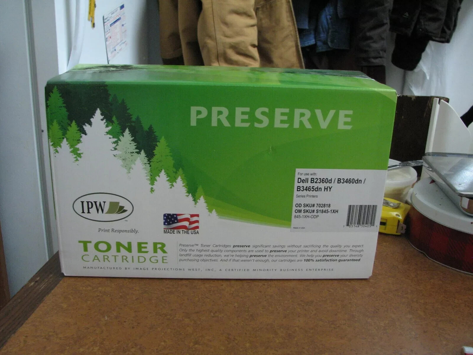 IPW Preserve Print Cartridge For Use With Dell B2360d/B3460dn/B3465dnr Printers