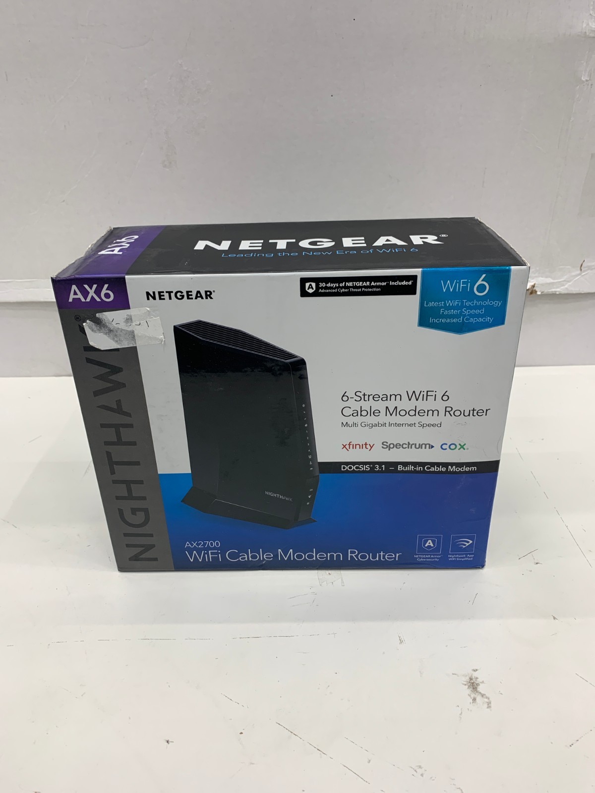 NETGEAR CAX30 Nighthawk AX2700 Router - Black
