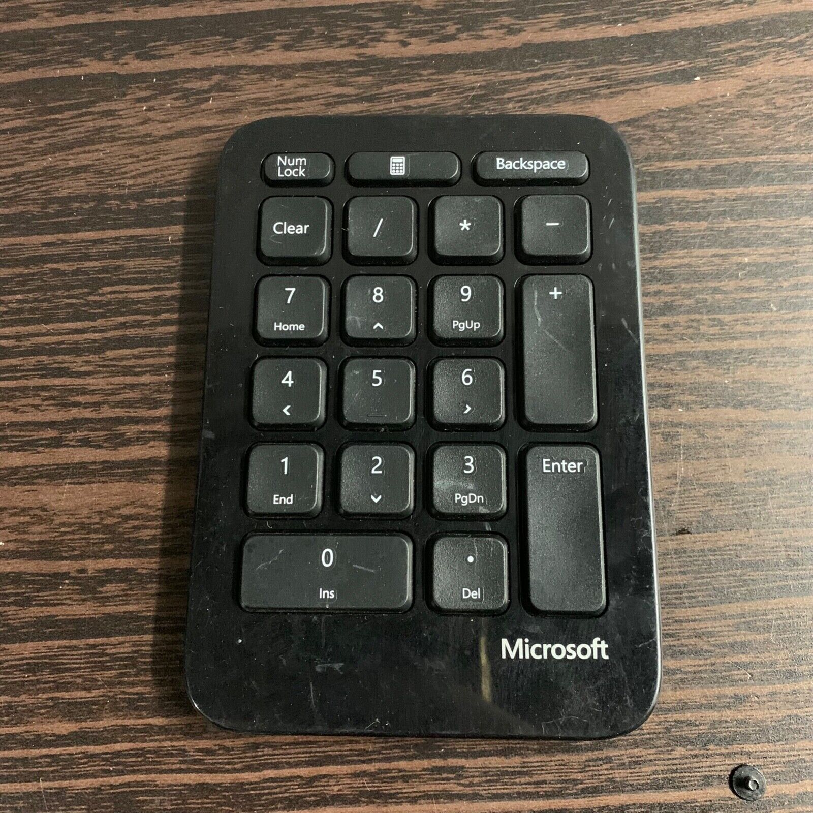 Microsoft 1558 Black Sculpt Ergonomic Bluetooth Wireless Number Keyboard.