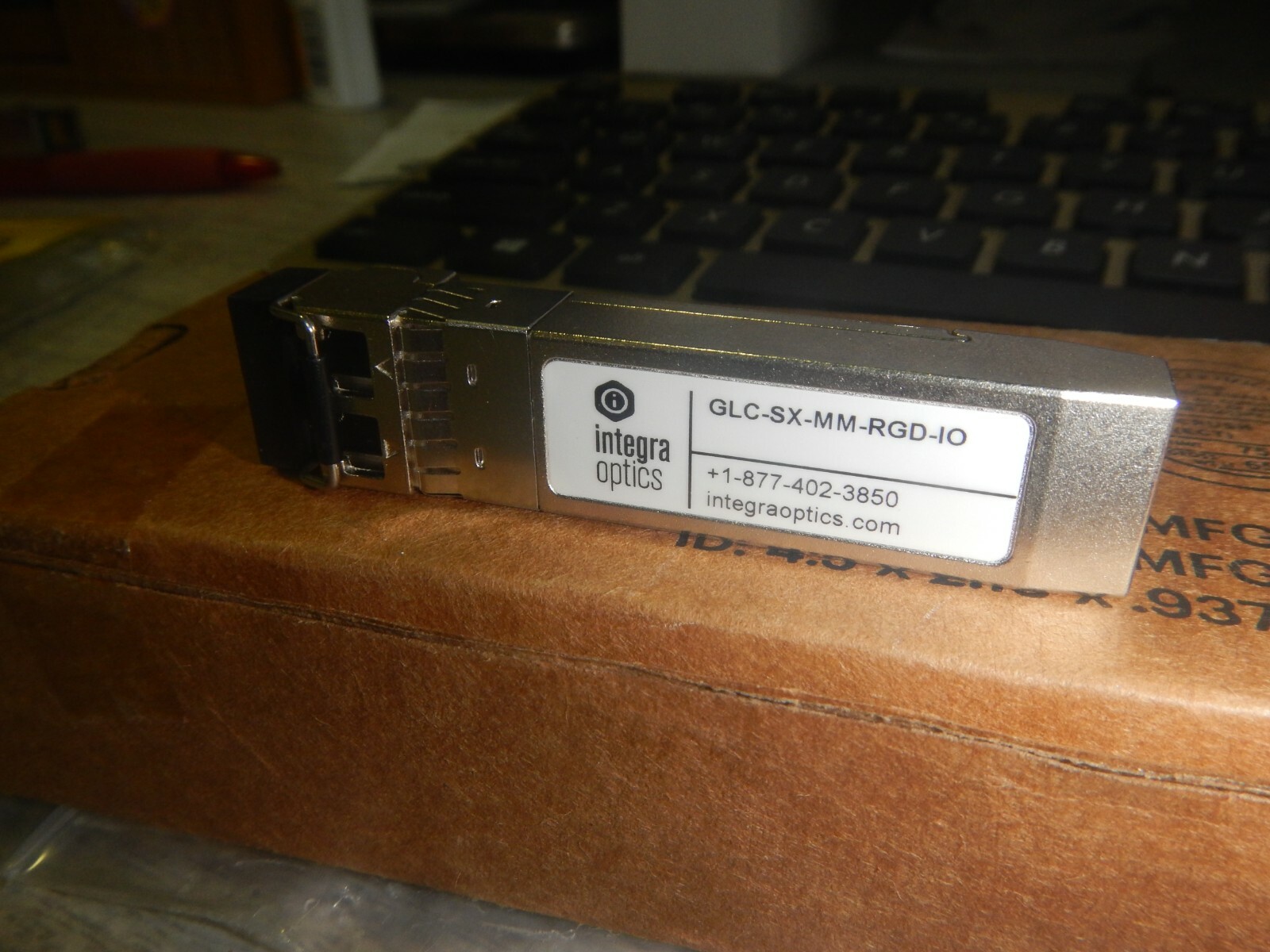CISCO Compatible SFP by Integra Optics GLC-SX-MM-RGD-IO= 1000BASE-SX 850NM SFP 