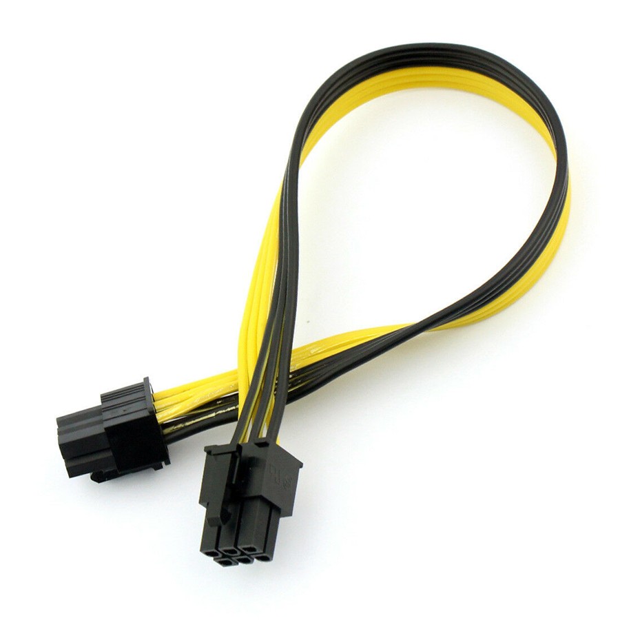 10pcs PCIE PCI-E 6Pin to 6Pin Male GPU Video Card Power Cable Cord Connector USA