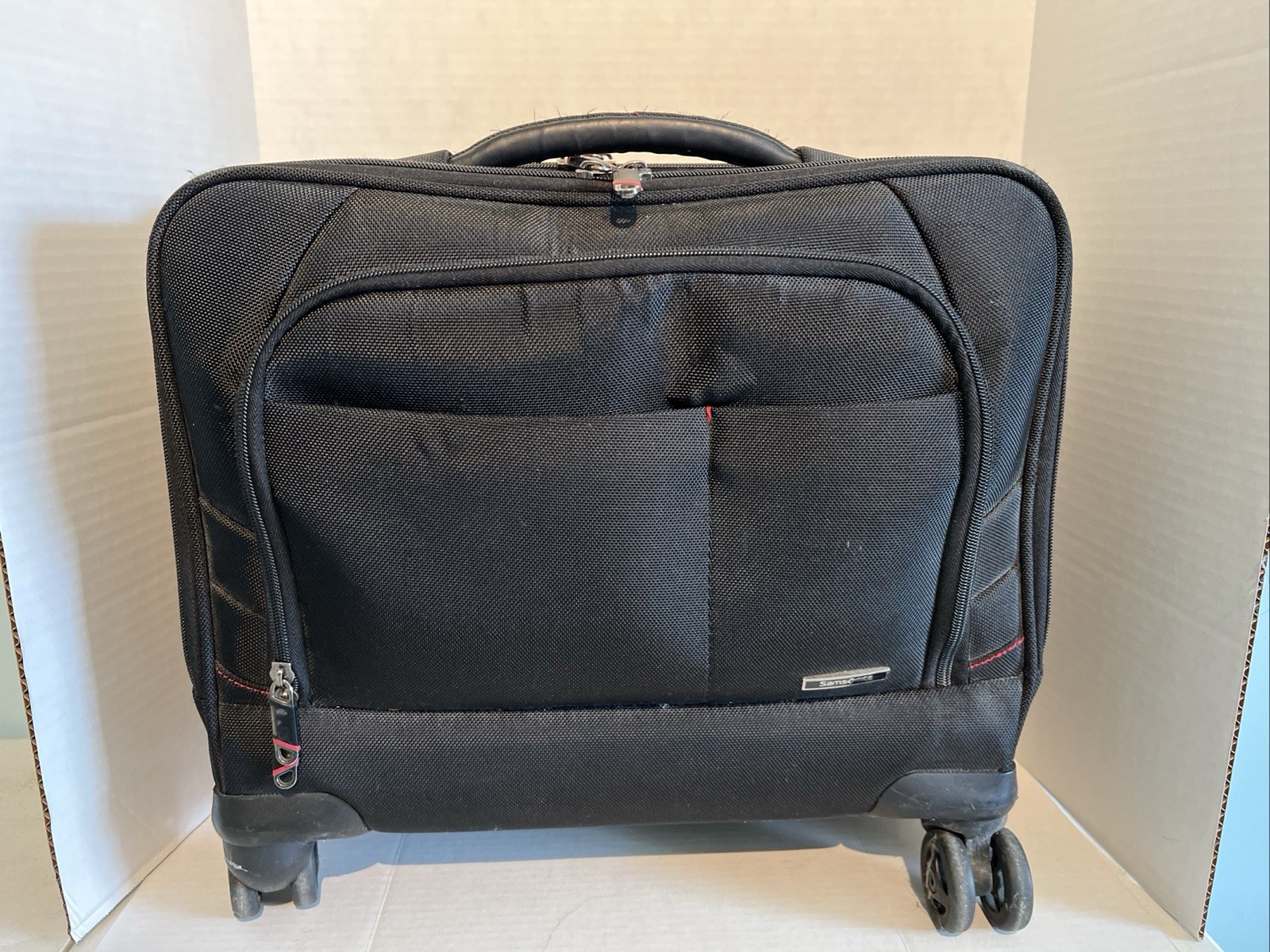 Samsonite Xenon 2 PFT Spinner Mobile Office Telescoping Handle Work Travel Black