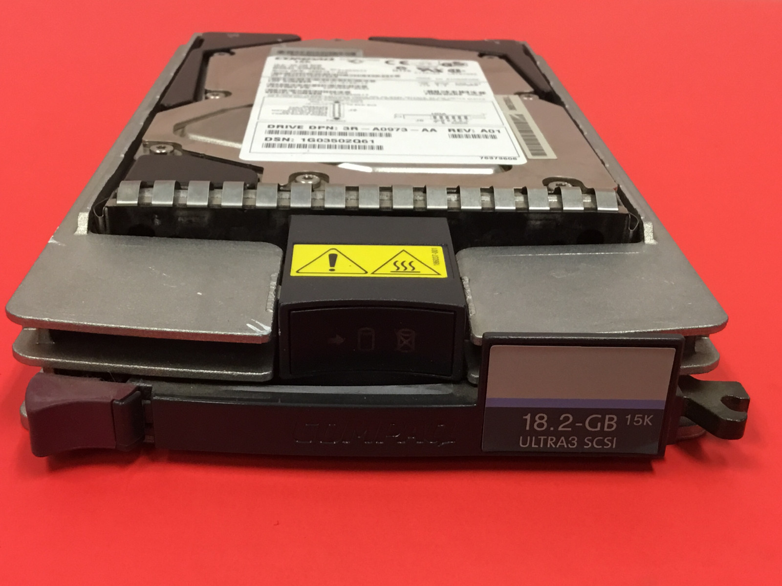 Compaq - 18.2-GB - Ultra 3 SCSI - P/N: 188014-002- Hard Drive 