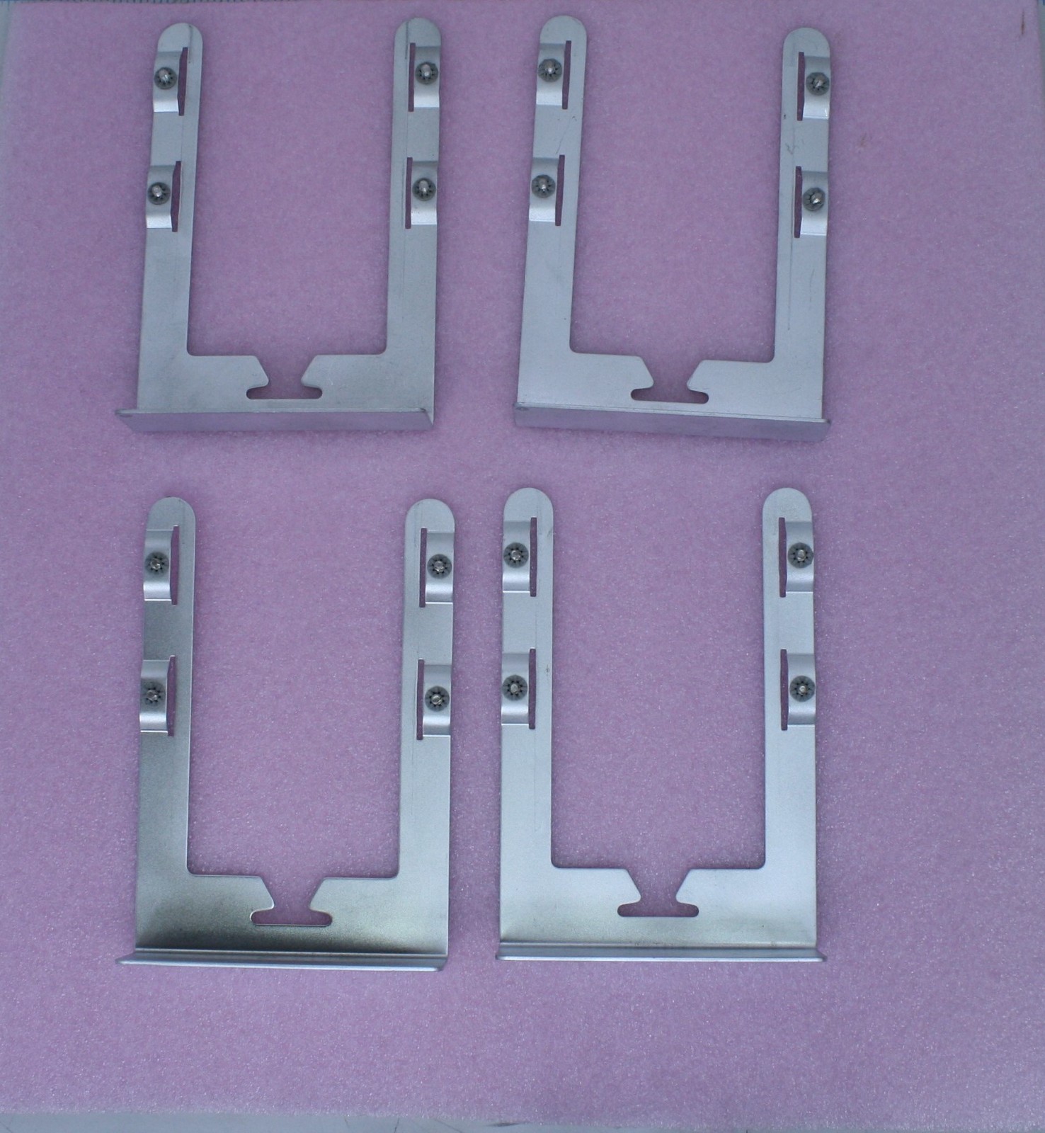SET OF 4 GENUINE APPLE MAC PRO 2009 2010 2012 HARD DRIVE TRAY SLEDS & SCREWS (T7