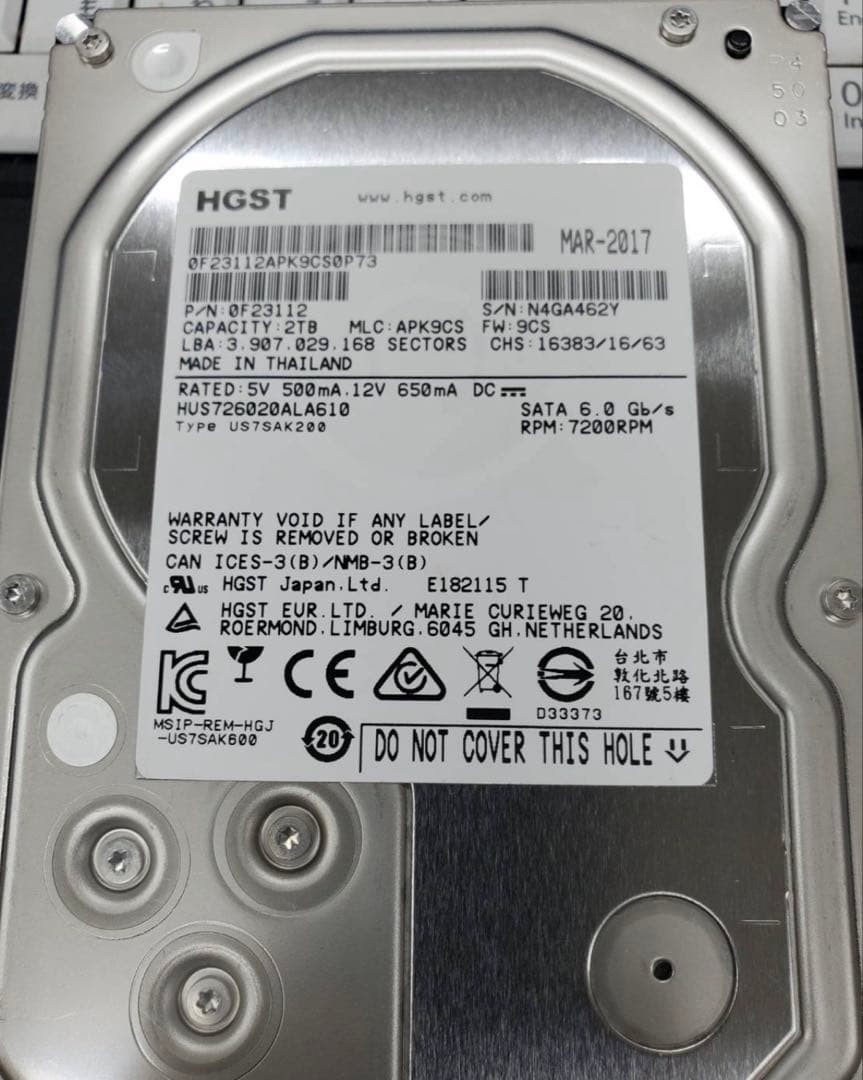 HGST HUS726020ALA620 HDD  Hard Drive