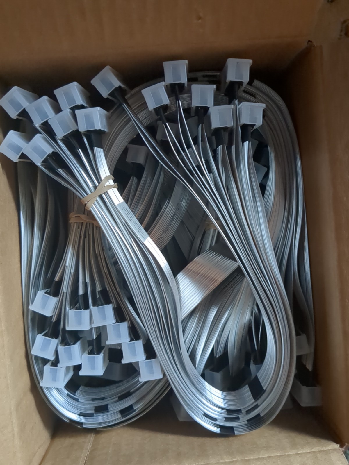 3M MCIO (SFF-TA-1016) ST-ST 74pin 85ohm x8 31AWG 50cm Flat Twin Axial Cable