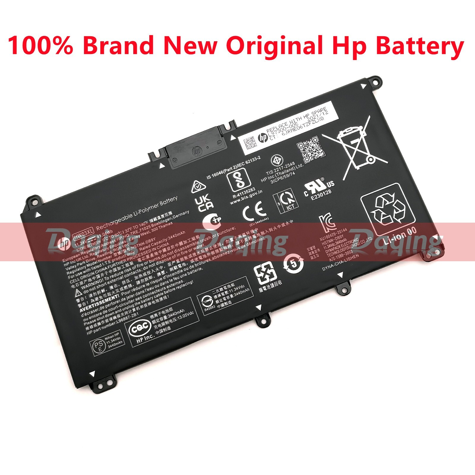 New Original HW03XL Battery for HP Pavilion 15-EG 15-EH L97300-005 L96887-1D1