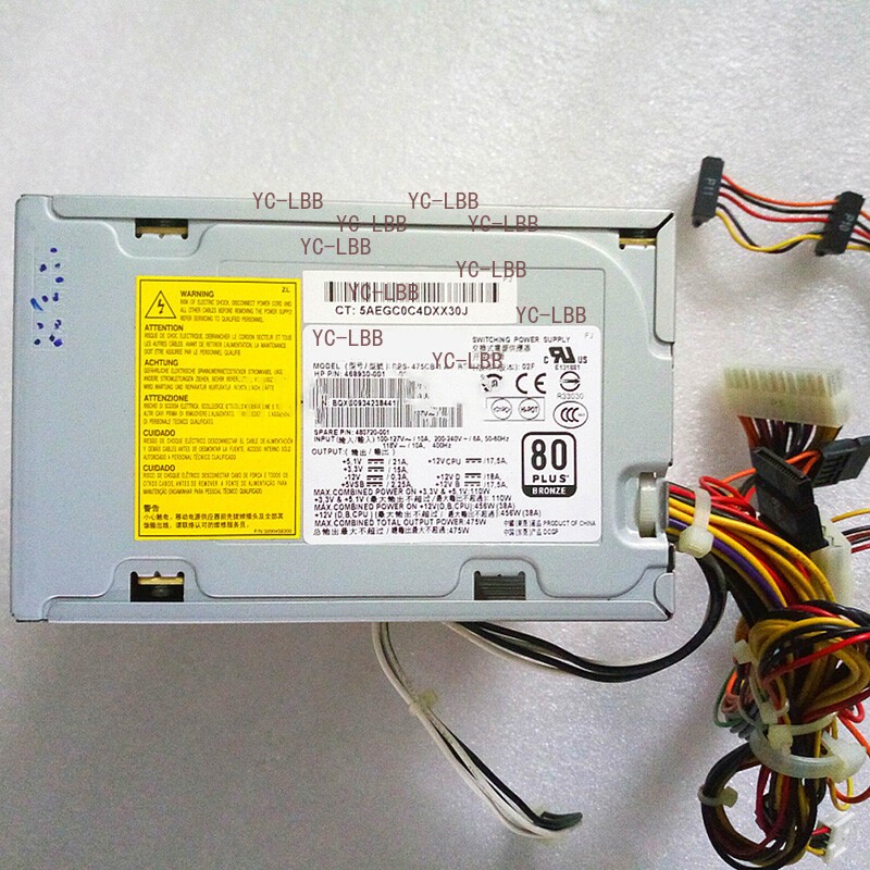 For HP Z400 Workstation Power Supply DPS-475CB-1 A 468930-001 480720-001 475W