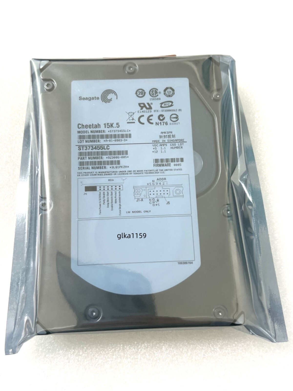 Seagate Cheetah 72.GB 15K ST373455LC Internal 15000RPM 3.5"  HDD