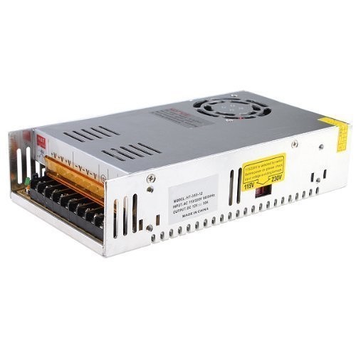 eTopxizu 12v 30a Dc Universal Regulated Switching Power Supply 360w Silver